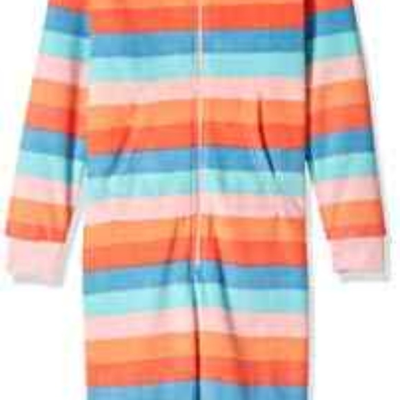 Gymboree  Hooded Fleece Pajama One Piece New - Picture 7 of 8
